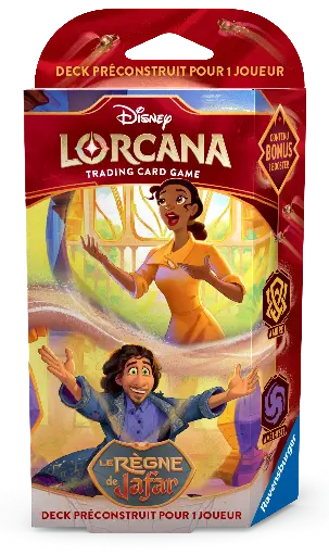 Disney Lorcana : Set 8 Le Règne de Jafar Starter Deck Tiana et Bruno