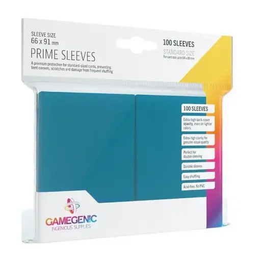 GG : Sleeves Prime Blue Gamegenic (x100)