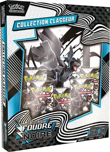 Pokemon EV10.5 : Portfolio (A4) + 5 boosters Foudre Noire