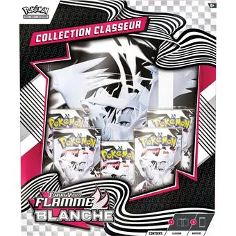 Pokemon EV10.5 : Portfolio (A4) + 5 boosters Flamme Blanche