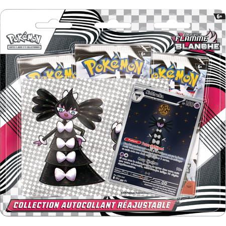 Pokemon : Tripack 3 boosters Flamme Blanche EV 10.5 Siderella