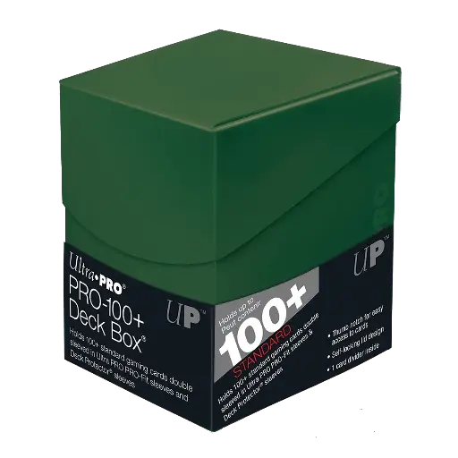 Ultra PRO : Deck Box Eclipse PRO 100+ Forest Green Verte