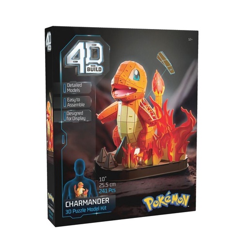 Pokemon 4D Build : Salameche 3D Puzzle Model Kit