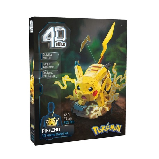 Pokemon 4D Build : Pikachu 3D Puzzle Model Kit