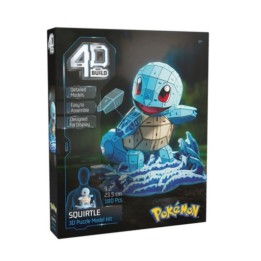 Pokemon 4D Build : Carapuce 3D Puzzle Model Kit