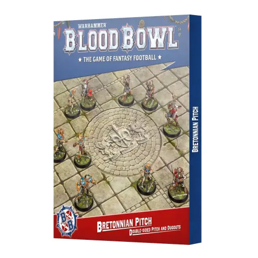 Blood Bowl : Bretonnian Team Pitch & Dugouts Terrain et Fosses