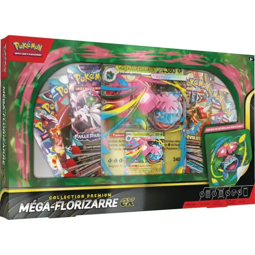 Pokémon : Coffret premium novembre 2025 Mega Florizarre Ex