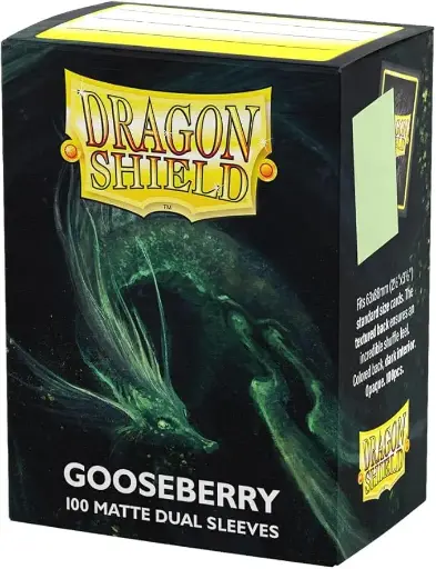 Dragon Shield - Standard Sleeves - Dual Matte :  Gooseberry (x100) 